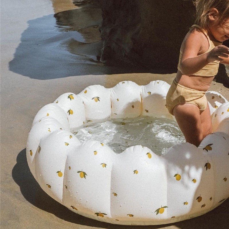 PISCINA INFLABLE BEBES UNISEX TRANSPORTABLE AGUA O PELOTAS - 5