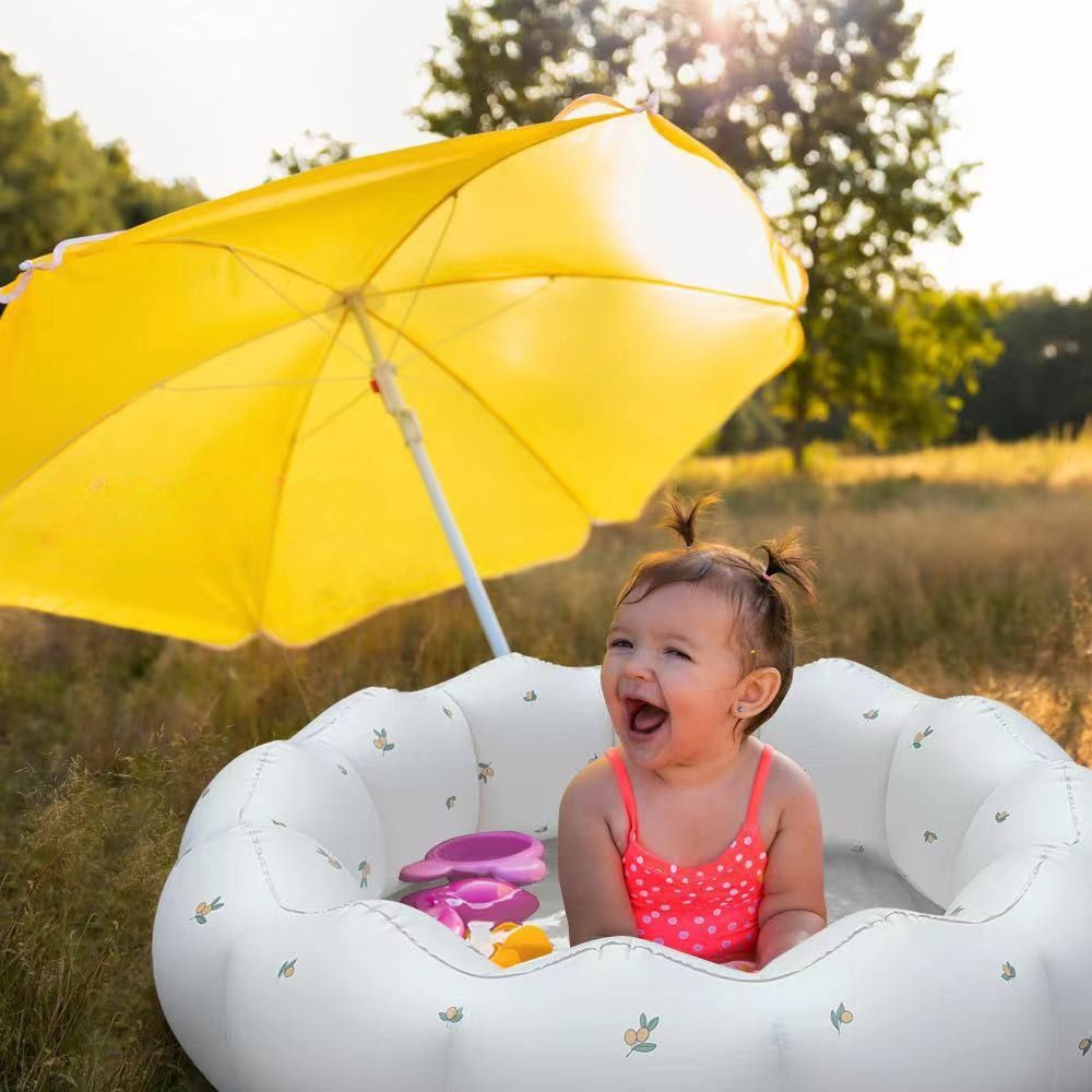 PISCINA INFLABLE BEBES UNISEX TRANSPORTABLE AGUA O PELOTAS - 8
