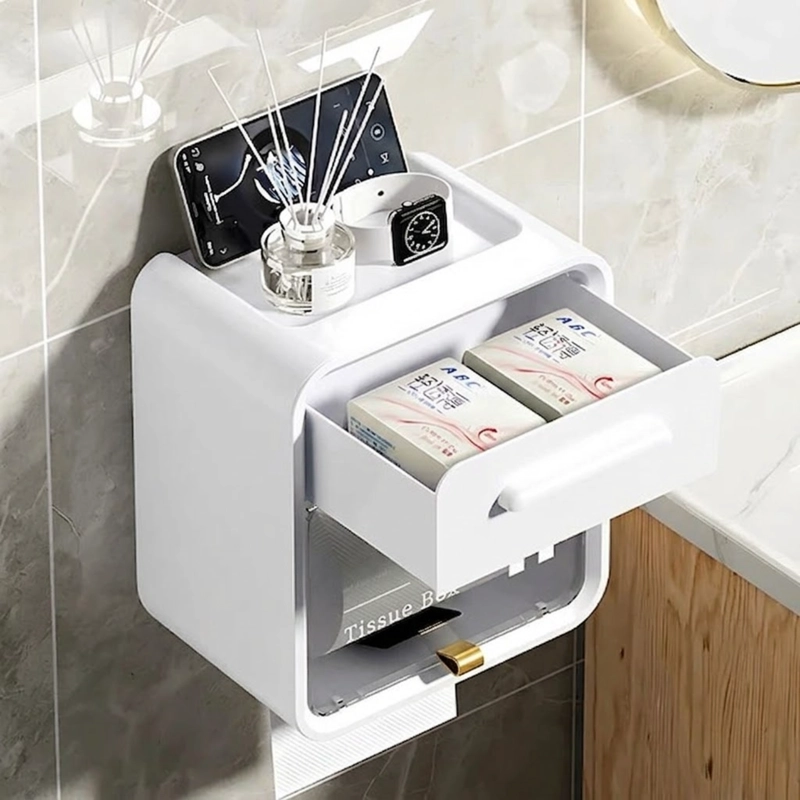 DISPENSADOR DE PAPEL HIGIENICO DE PARED - 4