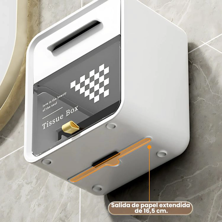 DISPENSADOR DE PAPEL HIGIENICO DE PARED - 5
