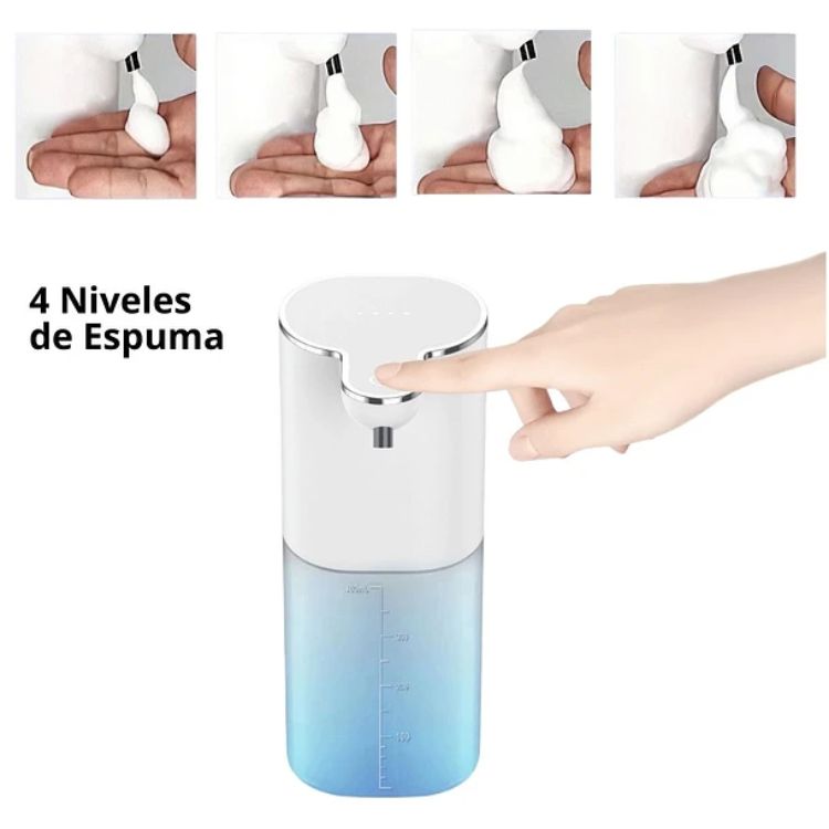 DISPENSADOR DE JABON LIQUIDO CON SENSOR AUTOMATICO - 2
