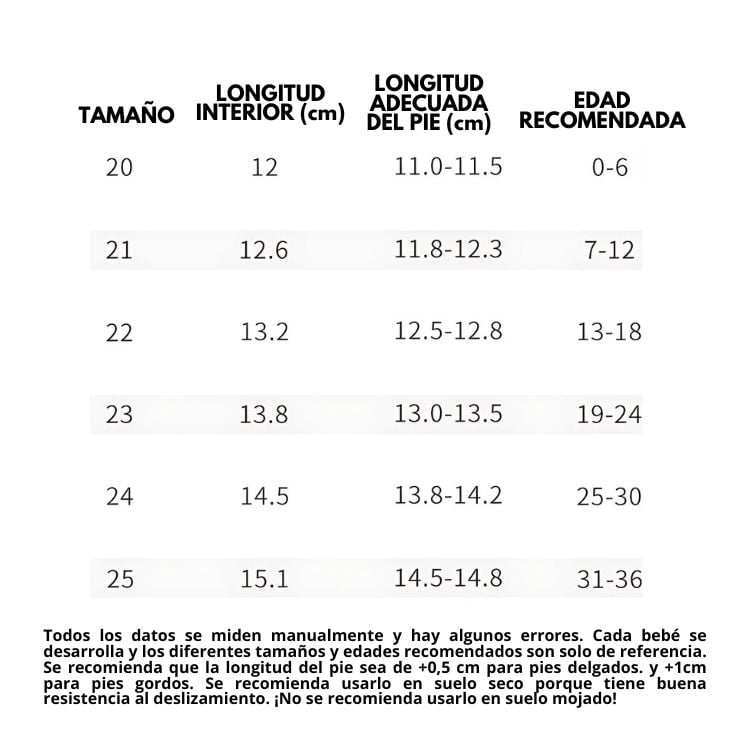 ZAPATILLAS CALCETINES PARA BEBE - 6