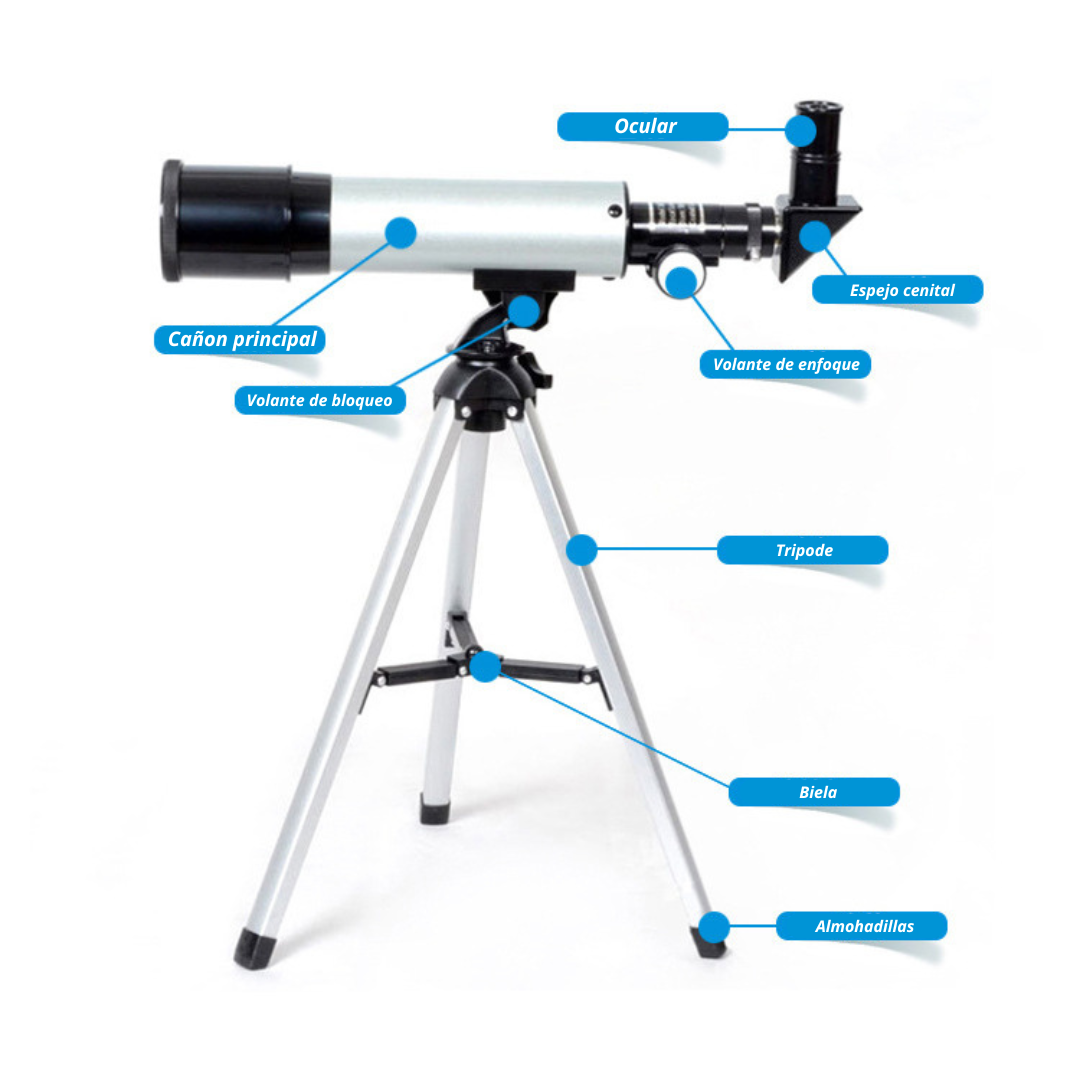 TELESCOPIO ASTRÓNOMICO MONOCULAR CON TRIPODE F36050 - 5