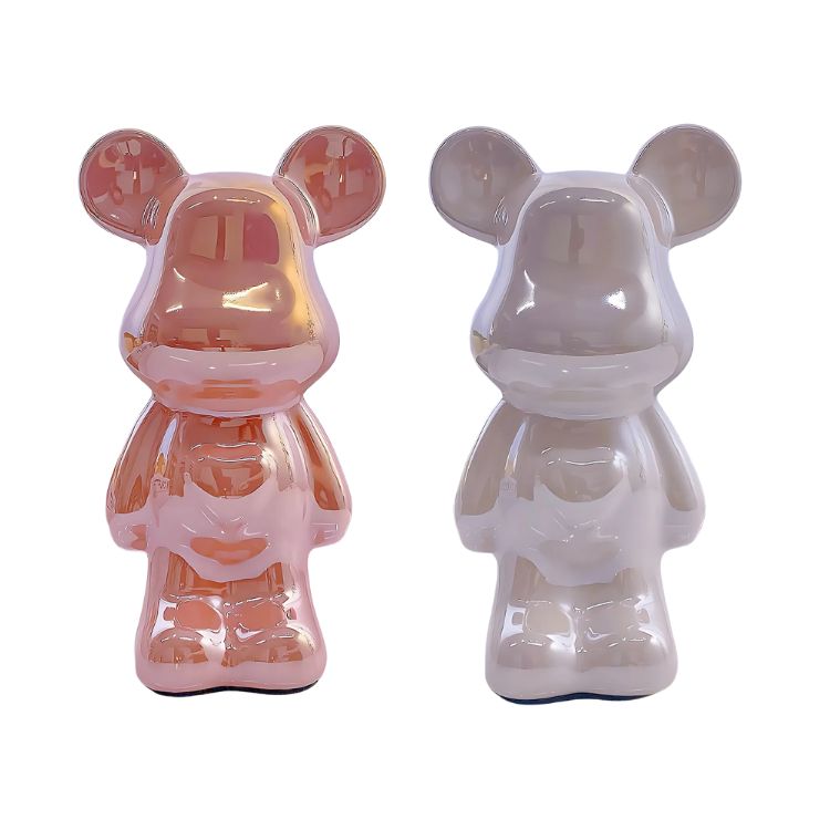 SET 4 ADORNOS DE OSOS DE CERAMICA - 4