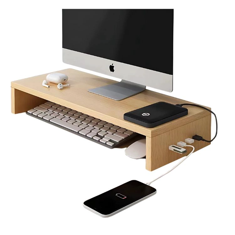 SOPORTE CRUSEC ELEVADOR MONITOR CON ENTRADAS USB - 1