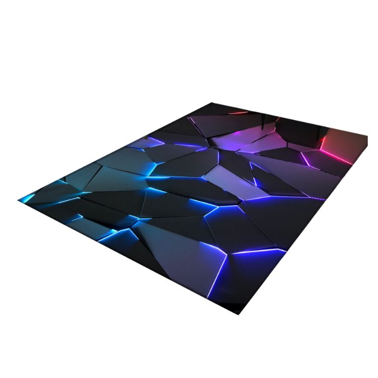 ALFOMBRA CRUSEC M1 CONTEMPORÁNEA MODERNA 3D GAMER DORMITORIO LIVING SALA JUEGOS 120 X 160 CM - 1