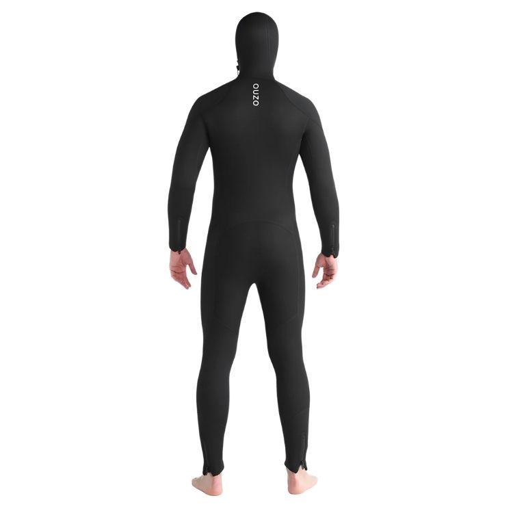 TRAJE DE NEOPRENO PESCA SURF BUCEO NATACIÓN 5MM CON CAPUCHA - 2