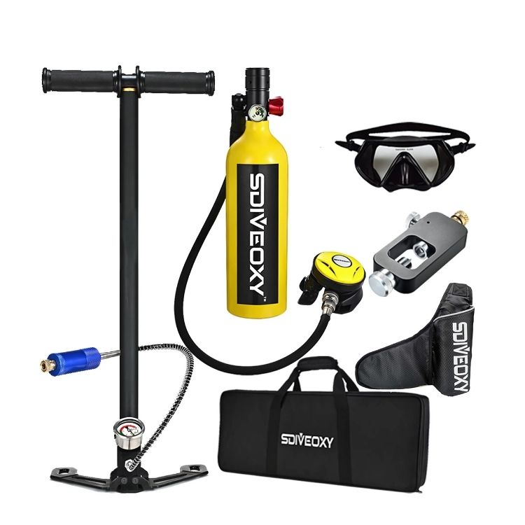 KIT BUCEO TANQUE DE OXÍGENO NATACIÓN, DEPORTES ACUATICOS - 1