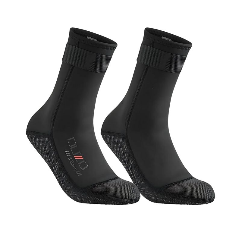 CALCETINES DE BUCEO DE NEOPRENO 3MM SURF NATACIÓN PESCA - XL - 1
