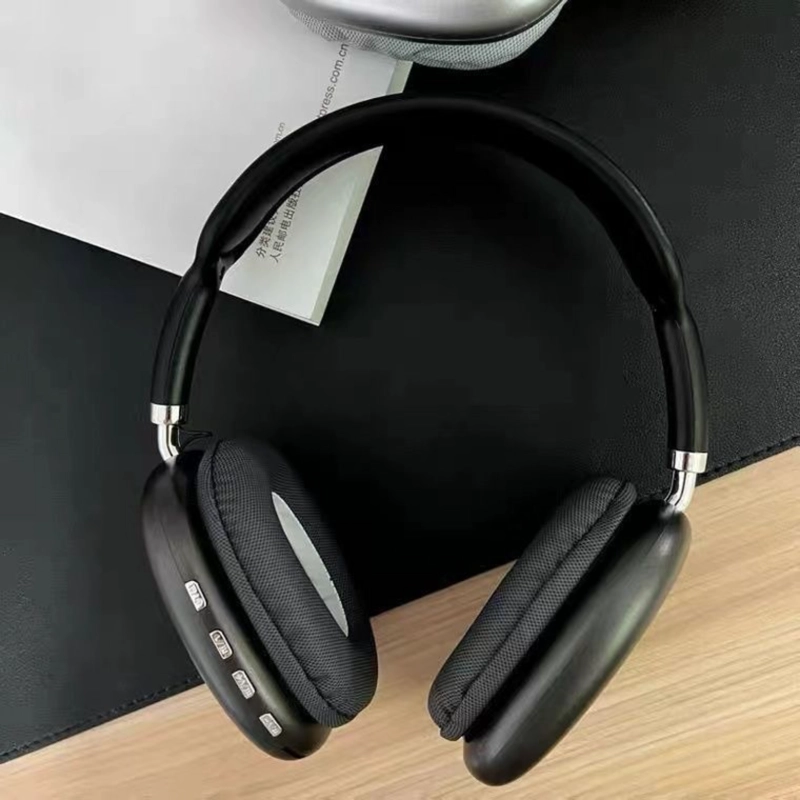 AUDÍFONOS DIADEMA GAMER P9 BLUETOOTH - NEGRO - 4
