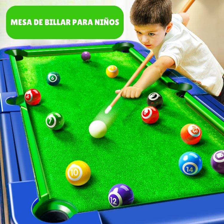 MESA DE POOL PARA NIÑOS MINI BILLAR DE JUGUETE - 5