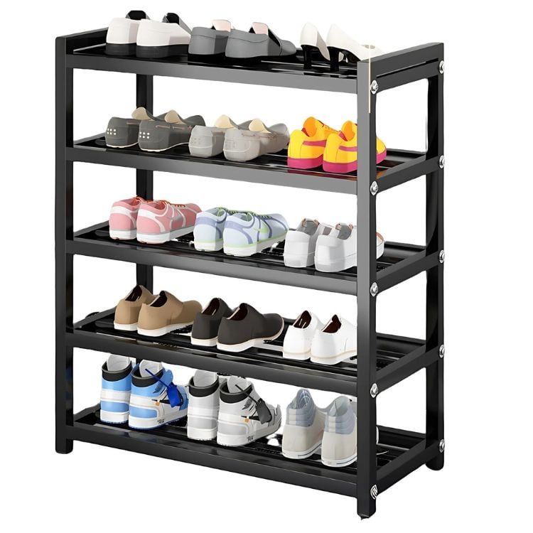 ZAPATERO 5 NIVELES MUEBLE ORGANIZADOR ALMACENAMIENTO ROPA - 1
