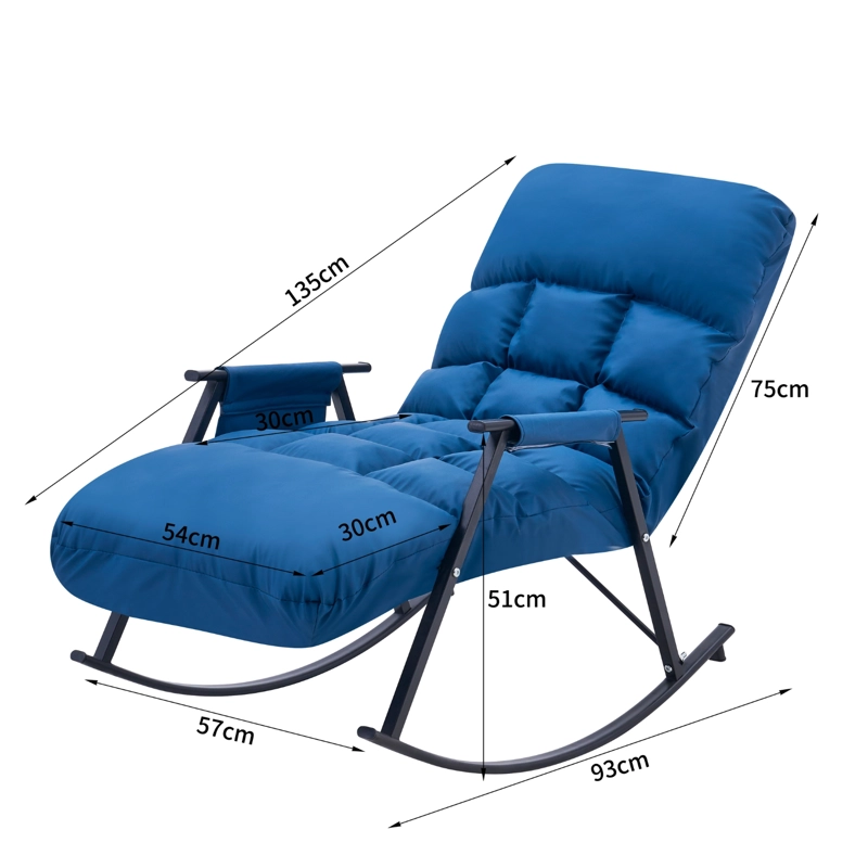 SILLÓN MECEDORA COMODIDAD INTERIOR EXTERIOR RECLINABLE HOGAR - 2
