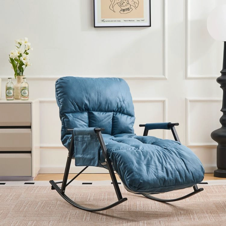 SILLÓN MECEDORA COMODIDAD INTERIOR EXTERIOR RECLINABLE HOGAR - 5