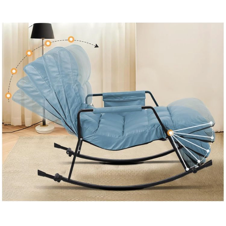 SILLÓN MECEDORA COMODIDAD INTERIOR EXTERIOR RECLINABLE HOGAR - 8