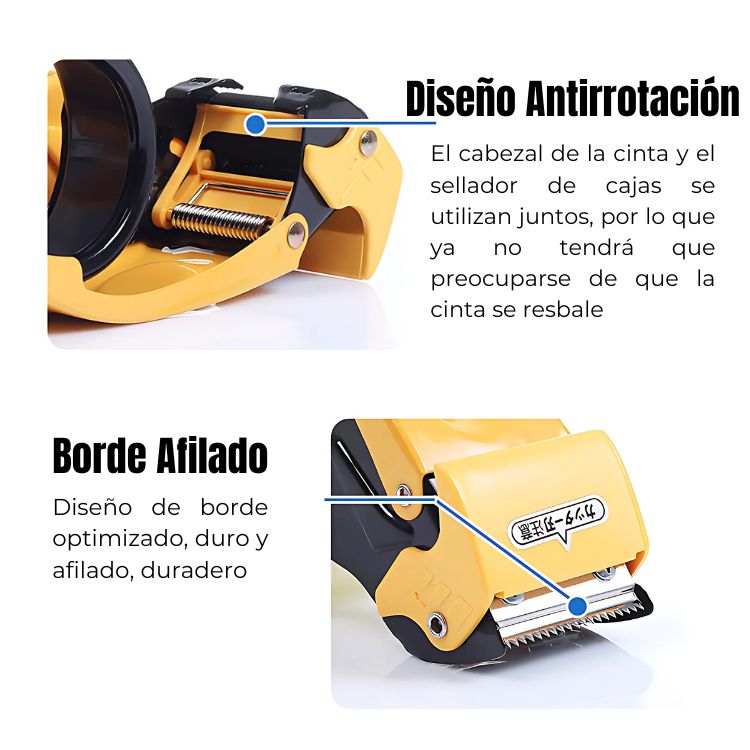 DISPENSADOR CRUSEC CORTADOR SCOTCH CINTA EMBALAJE - 4