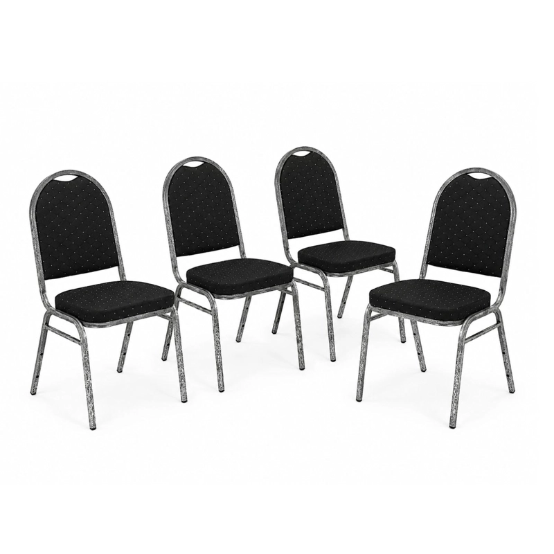 PACK 4 SILLAS DE EVENTOS VARIOS HOTEL RESTAURANTE ACOLCHADA - 2