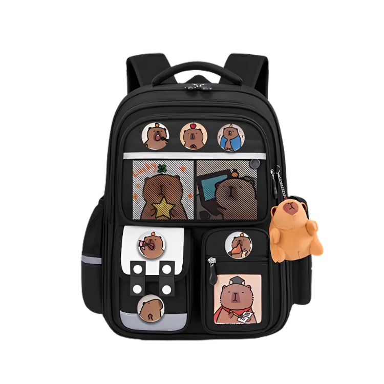 MOCHILA CAPIBARA GRAN CAPACIDAD COMPARTIMIENTOS Y ACCESORIOS - 1