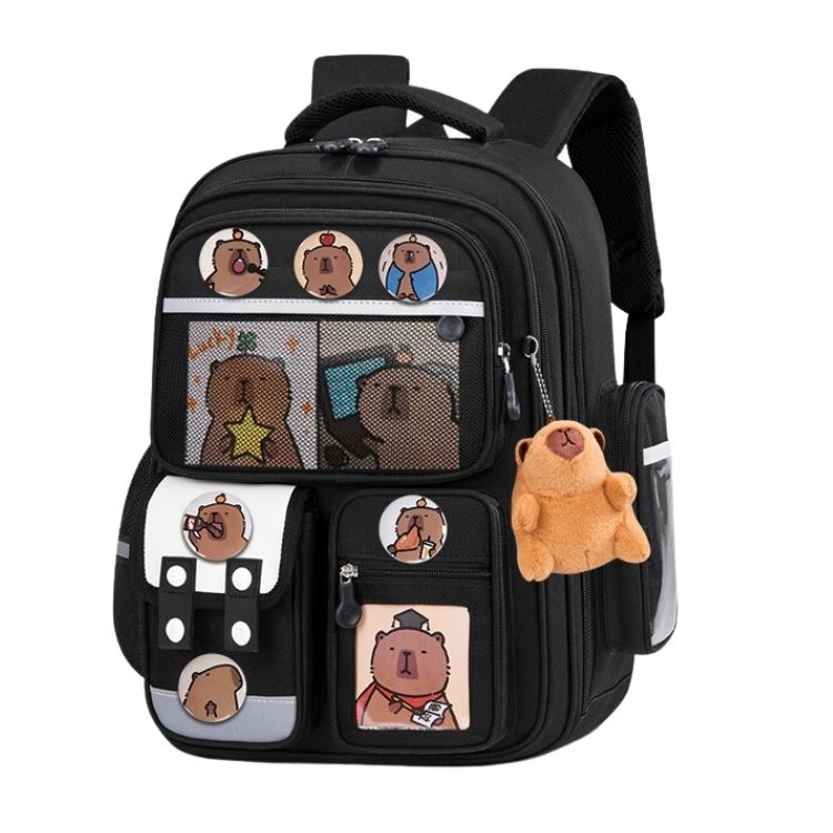 MOCHILA CAPIBARA GRAN CAPACIDAD COMPARTIMIENTOS Y ACCESORIOS - 2