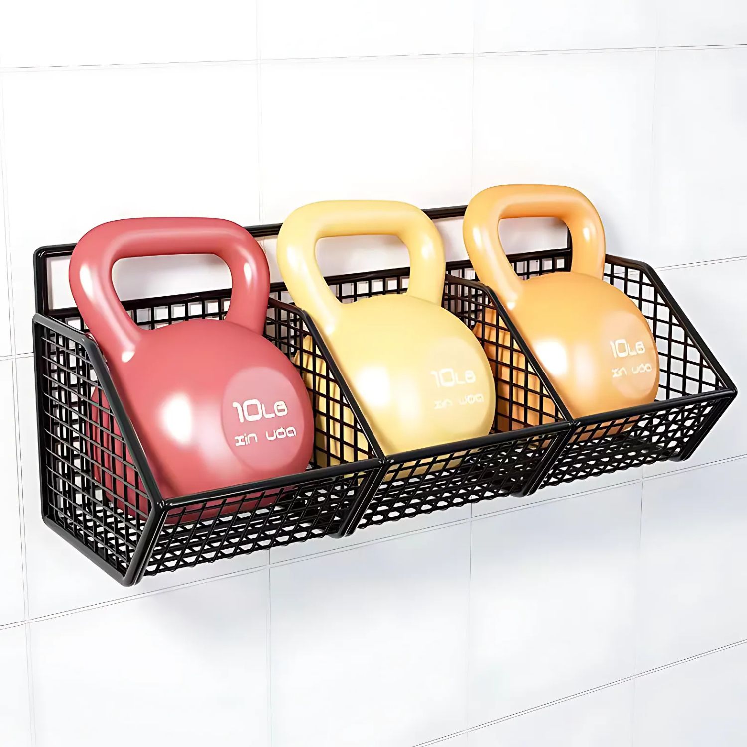 CESTAS DE ALMACENAMIENTO FLOTANTE PARA VERDURAS FRUTAS PARED - 5