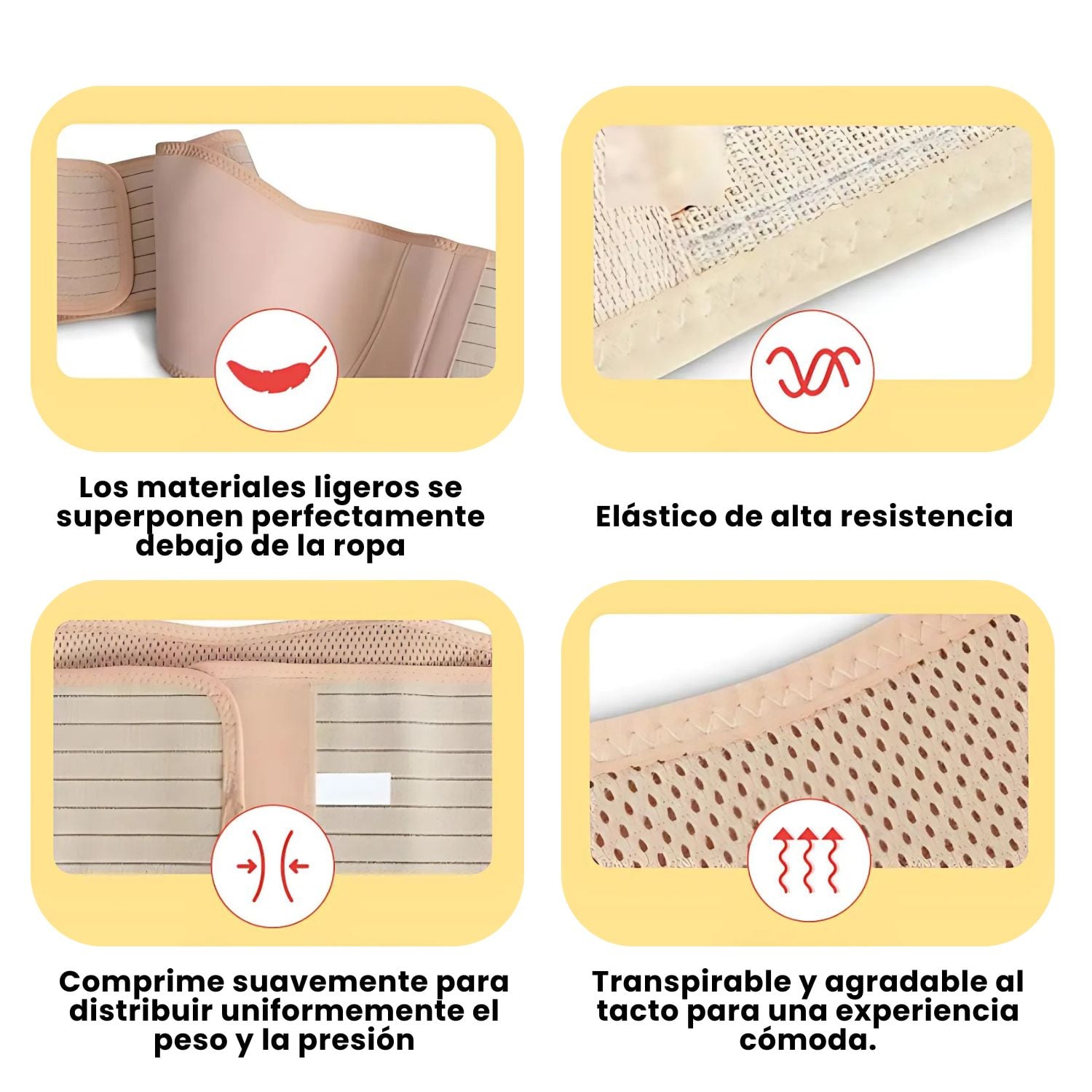 FAJA PREPARTO CINTURON AJUSTABLE SOPORTE MATERNAL EMBARAZO - 6