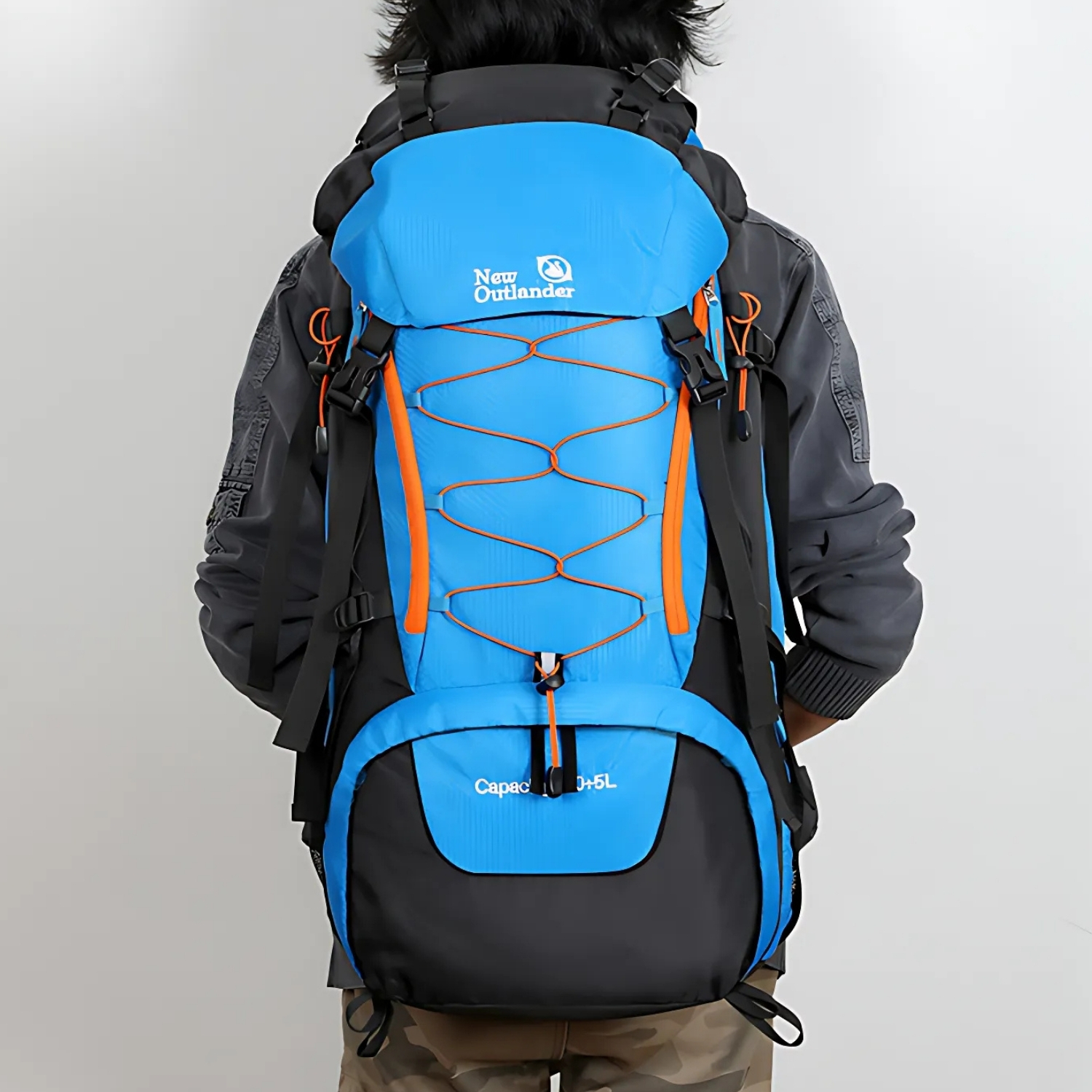 MOCHILA CAMPING 65 LITROS UNISEX OUTDOOR DEPORTIVA - 5
