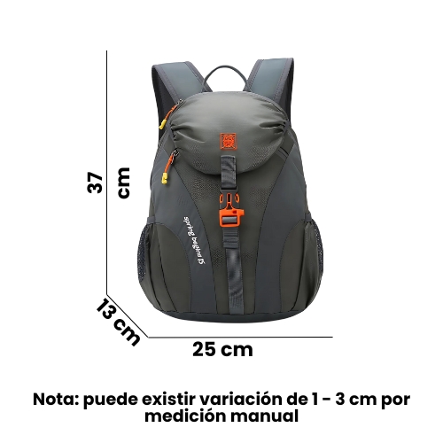 MOCHILA BOLSO 15 LITROS ESCOLAR SENDERISMO AIRE LIBRE - 2