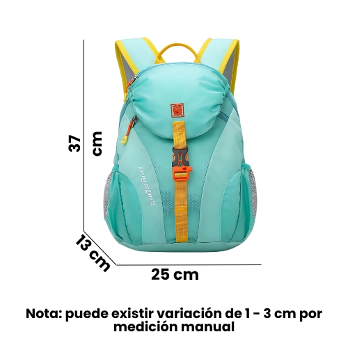 MOCHILA BOLSO 15 LITROS ESCOLAR SENDERISMO AIRE LIBRE - 2