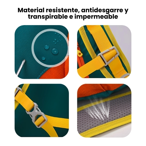 MOCHILA BOLSO 15 LITROS ESCOLAR SENDERISMO AIRE LIBRE - 3