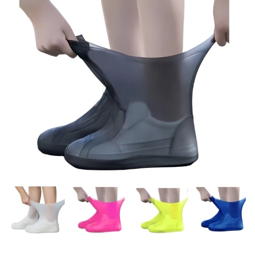 PACK 5 PARES CUBREZAPATOS IMPERMEABLE LATEX PROTECTOR BOTAS - 1