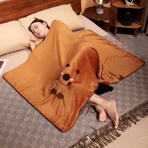 MANTA DE FELPA CAPIBARA SUAVE LIGERA 85 X 165 CM - 4