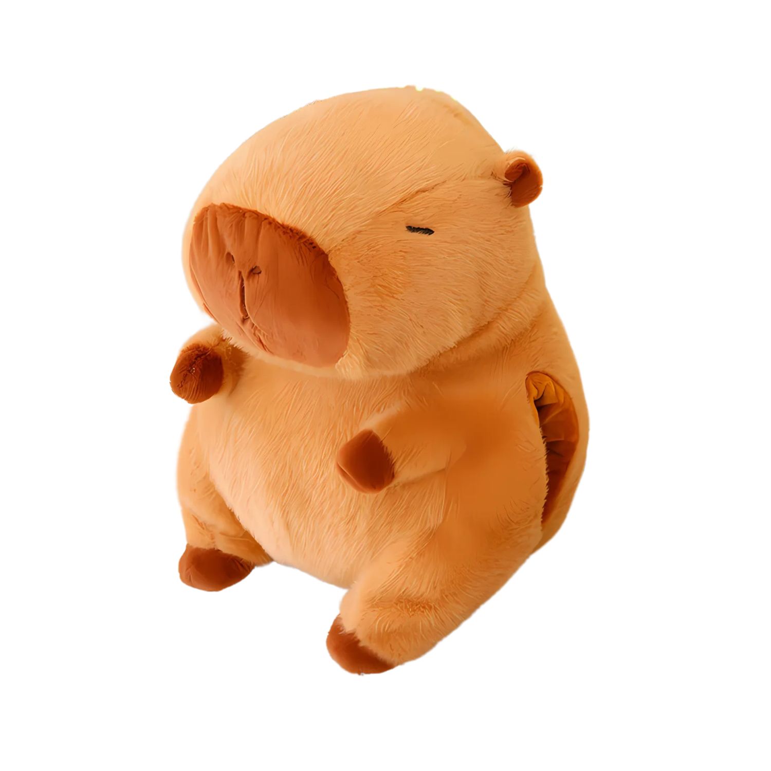 COJIN ALMOHADA CALENTADOR DE MANOS PELUCHE CAPIBARA