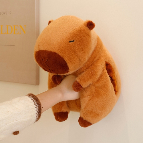 COJIN ALMOHADA CALENTADOR DE MANOS PELUCHE CAPIBARA - 3