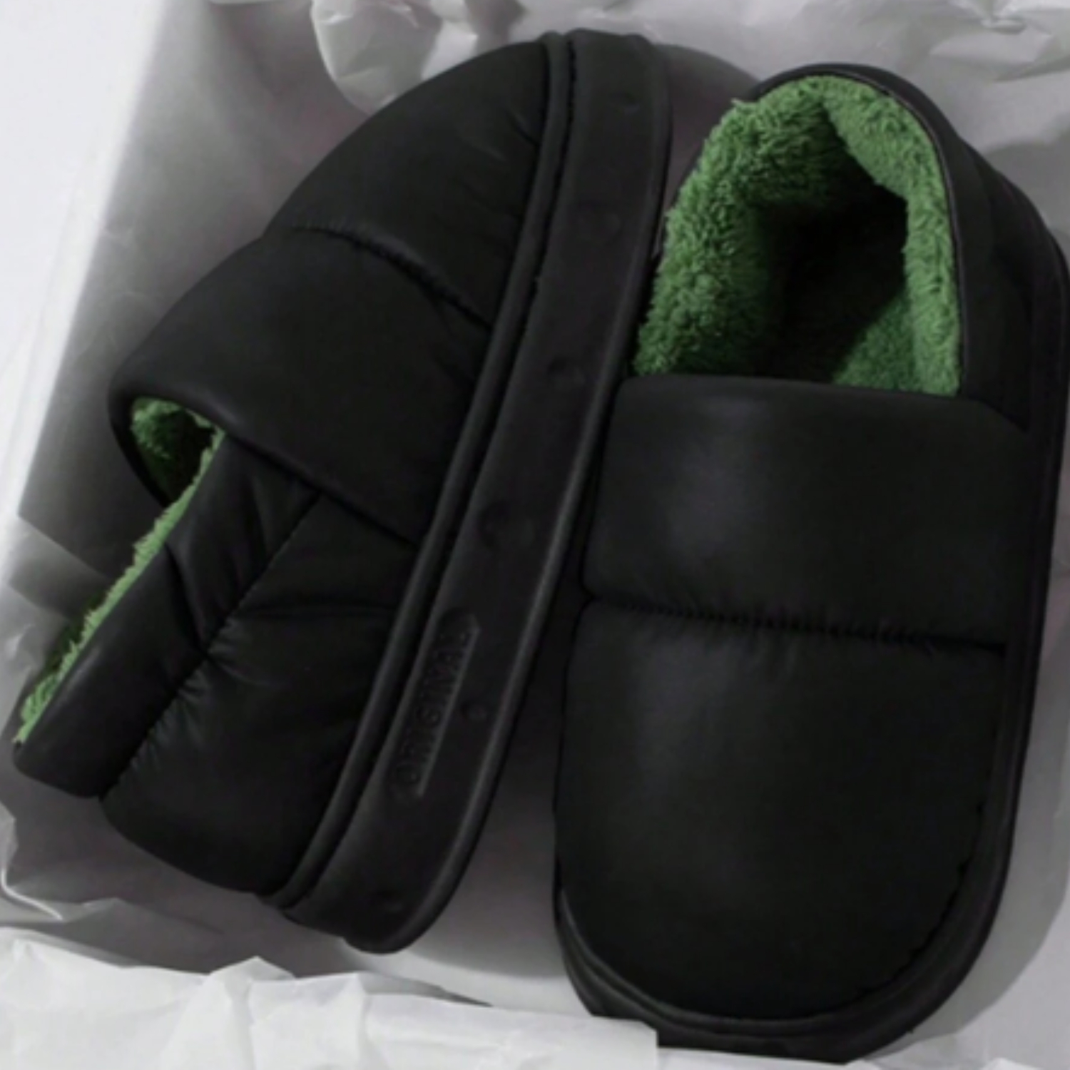 ZAPATOS IMPERMEABLES DE INVIERNO PANTUFLAS CON CHIPORRO - 4