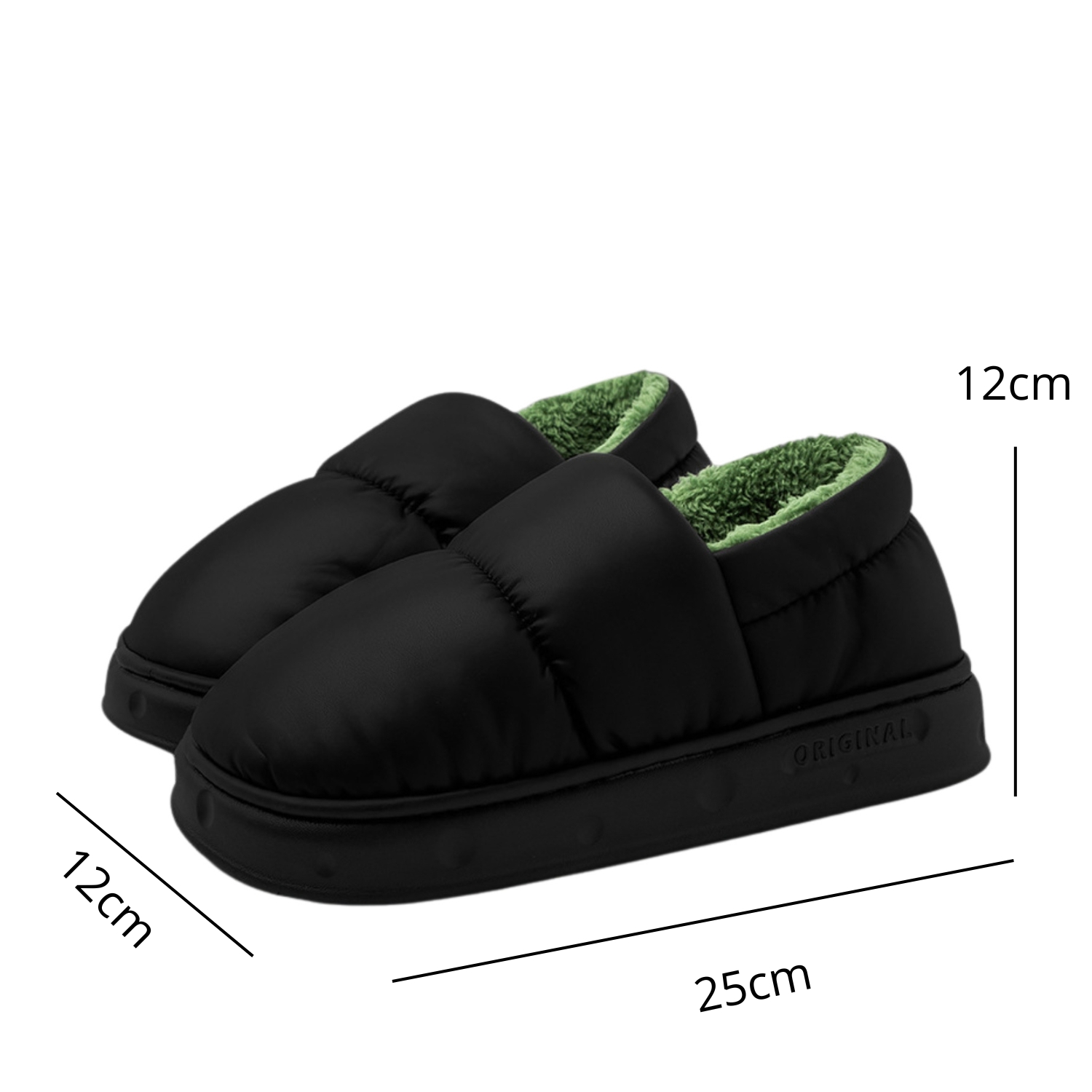 ZAPATOS IMPERMEABLES DE INVIERNO PANTUFLAS CON CHIPORRO - 5