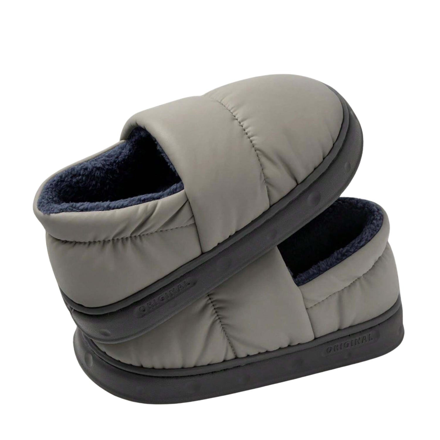 ZAPATOS IMPERMEABLES DE INVIERNO PANTUFLAS CON CHIPORRO - 2