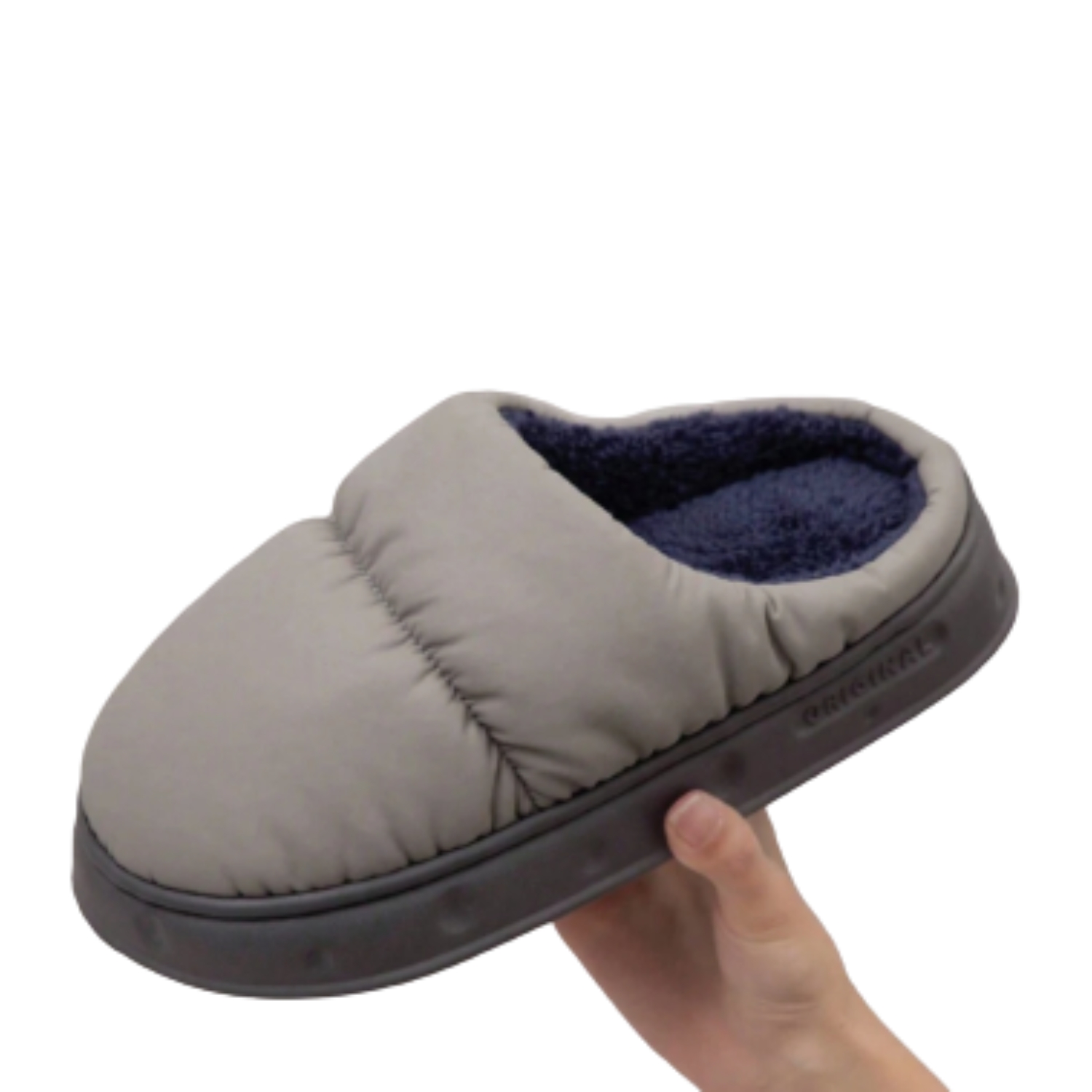 ZAPATOS IMPERMEABLES DE INVIERNO PANTUFLAS CON CHIPORRO - 4