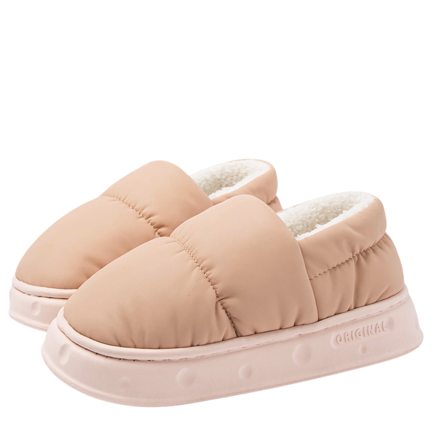ZAPATOS IMPERMEABLES DE INVIERNO PANTUFLAS CON CHIPORRO - 1