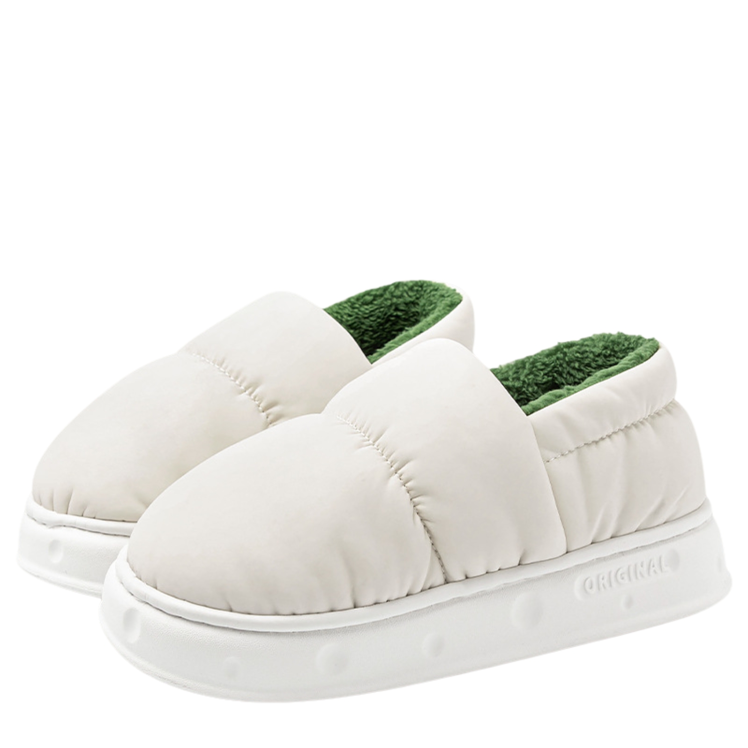 ZAPATOS IMPERMEABLES DE INVIERNO PANTUFLAS CON CHIPORRO - 1
