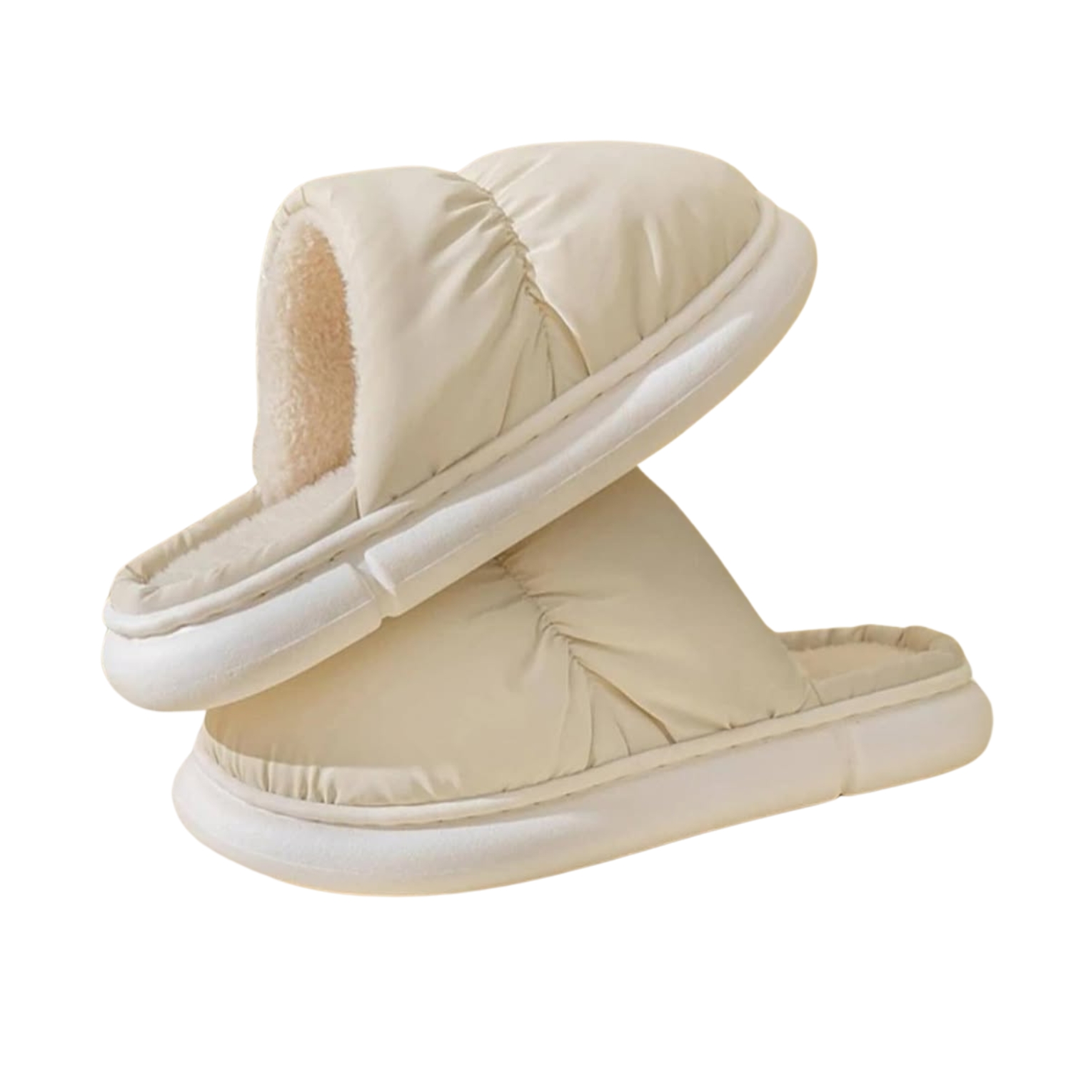 ZAPATOS IMPERMEABLES DE INVIERNO PANTUFLAS CON CHIPORRO - 4