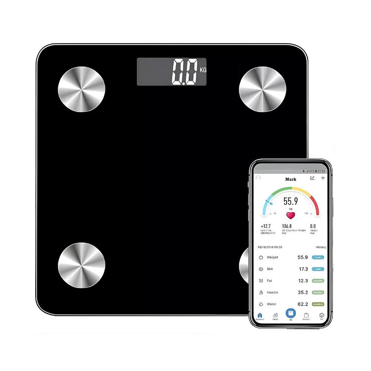 BALANZA PESA BAÑO USB DIGITAL BLUETOOTH RECARGABLE 180KGS - 3