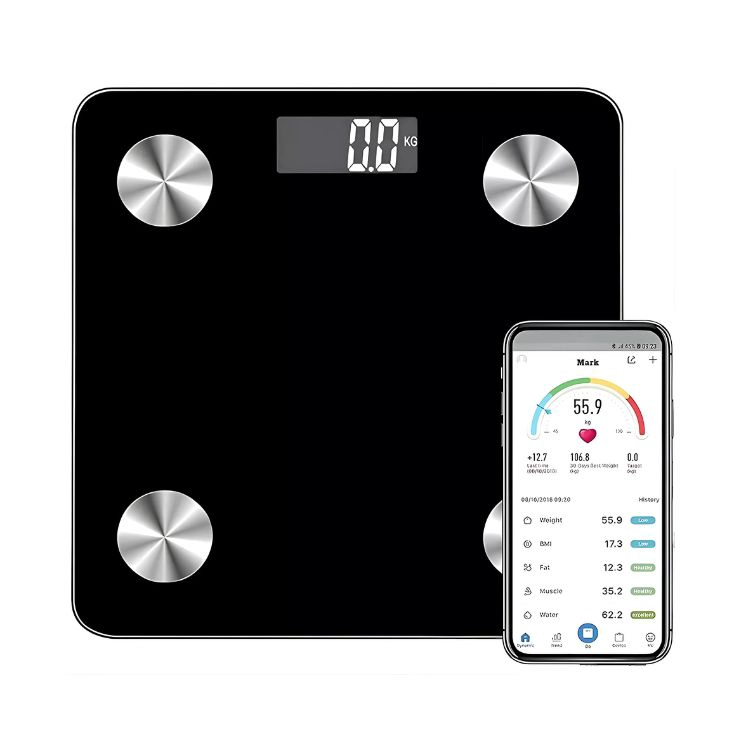 BALANZA PESA BAÑO USB DIGITAL BLUETOOTH RECARGABLE 180KGS - 3