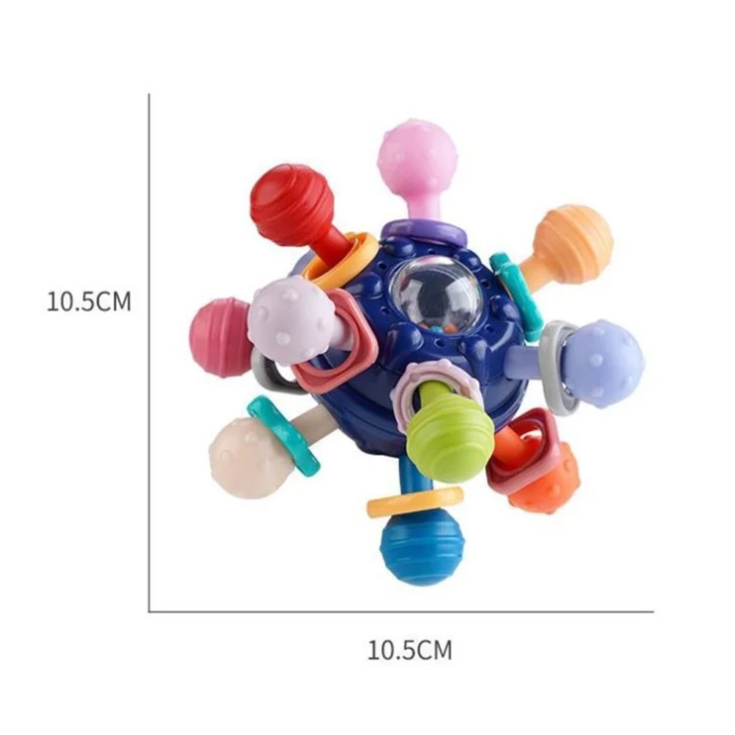 PELOTA DE AGARRE JUGUETE SENSORIAL ESTIMULACIÓN PARA BEBES - 3
