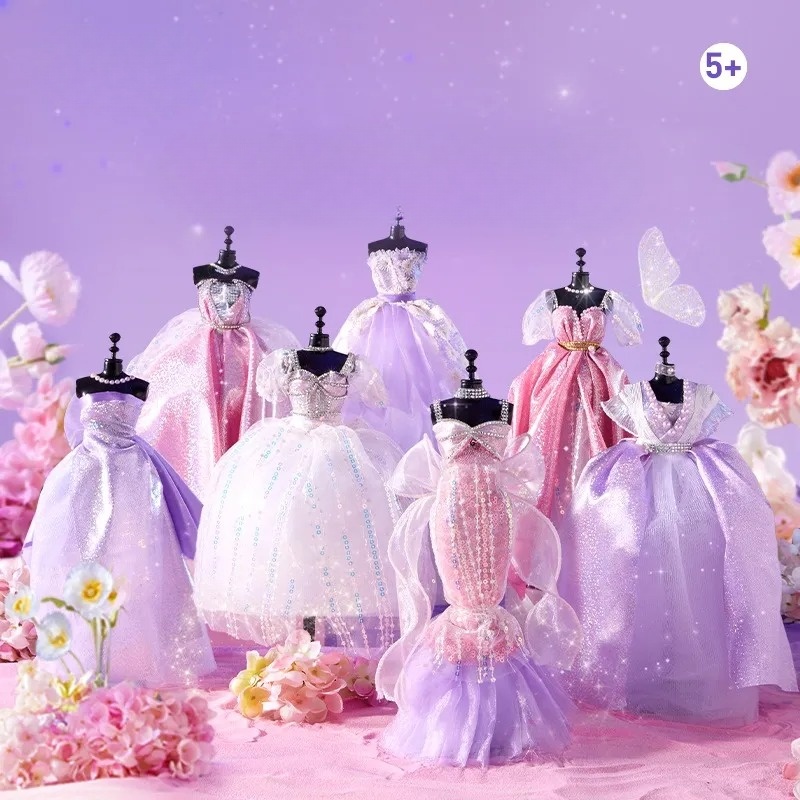 KIT DISEÑO DE MODA JUEGO INFANTIL DE VESTUARIO COSTURA - 5
