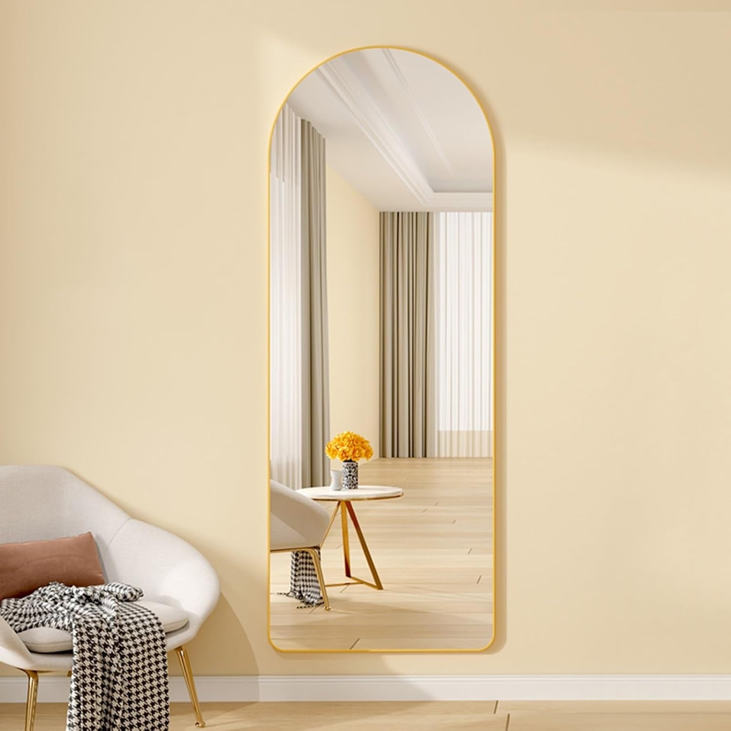ESPEJO OVALADO CUERPO ENTERO 160X50CM CON BASE PLEGABLE - 3