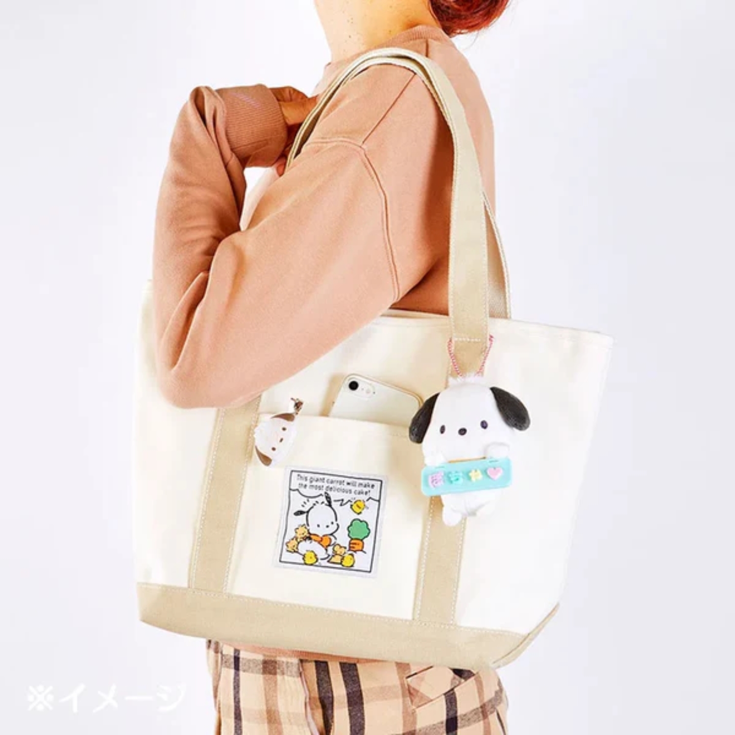 TOTE BAG BOLSO DE LONA DE MANO CARTERA CASUAL RESISTENTE - 4