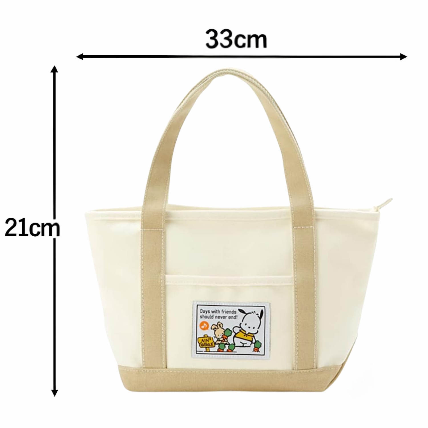 TOTE BAG BOLSO DE LONA DE MANO CARTERA CASUAL RESISTENTE - 6