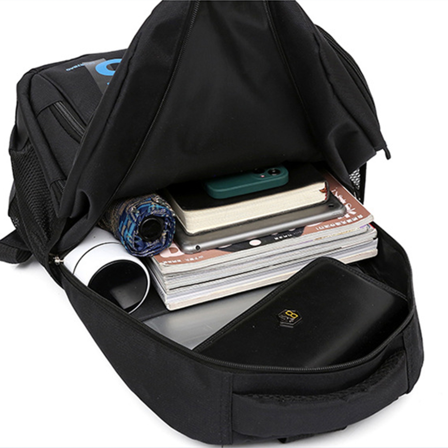 MOCHILA CASUAL VIAJES URBANA NOTEBOOK UNISEX IMPERMEABLE - 3