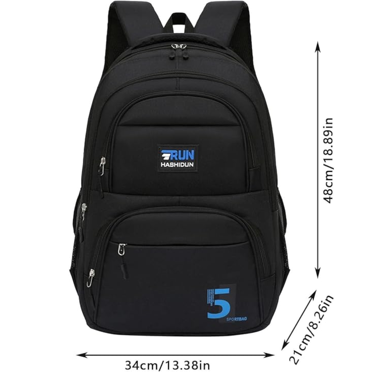 MOCHILA CASUAL VIAJES URBANA NOTEBOOK UNISEX IMPERMEABLE - 4