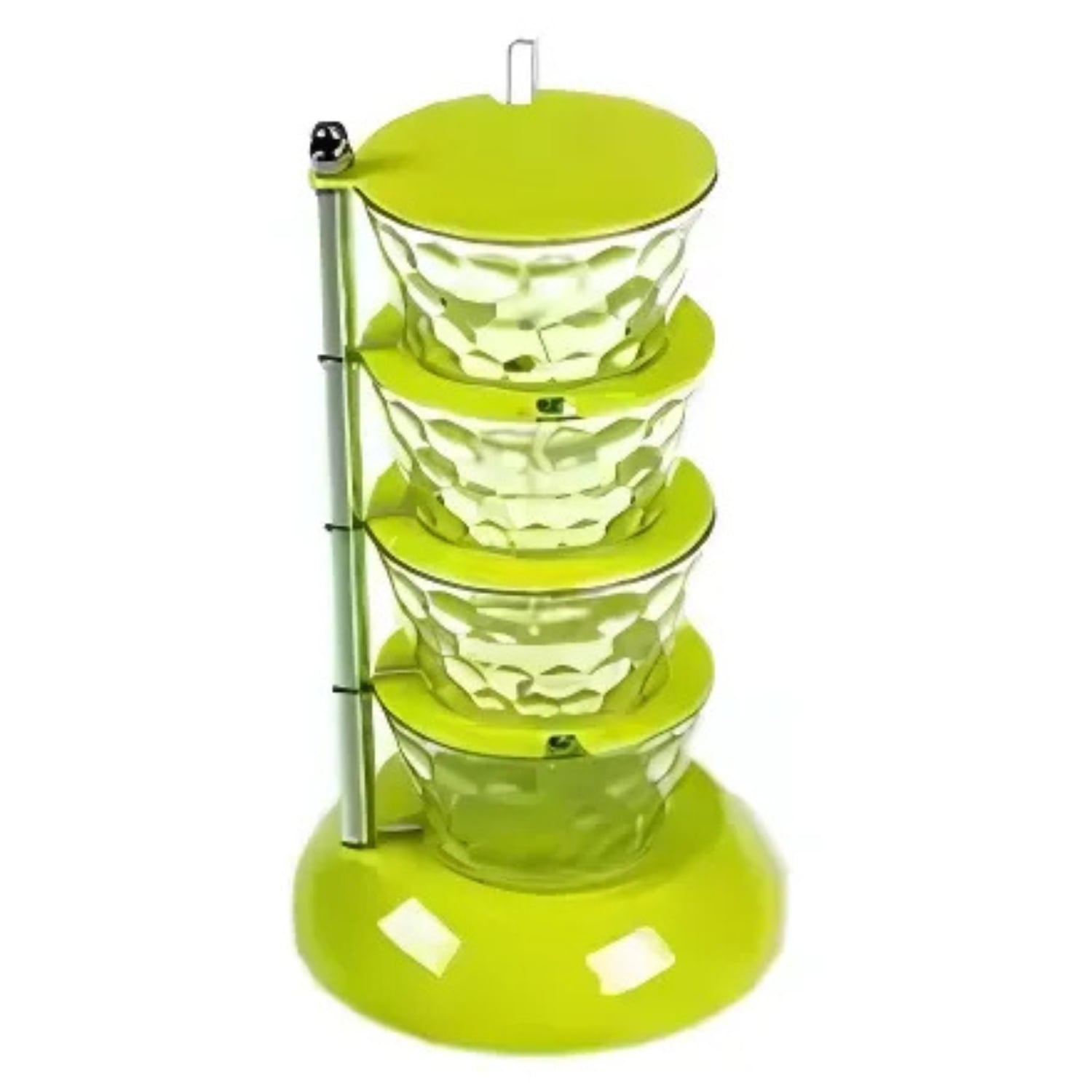 CONDIMENTERO GIRATORIO ESPECIERO 5 NIVELES CON BASE SOPORTE - 1